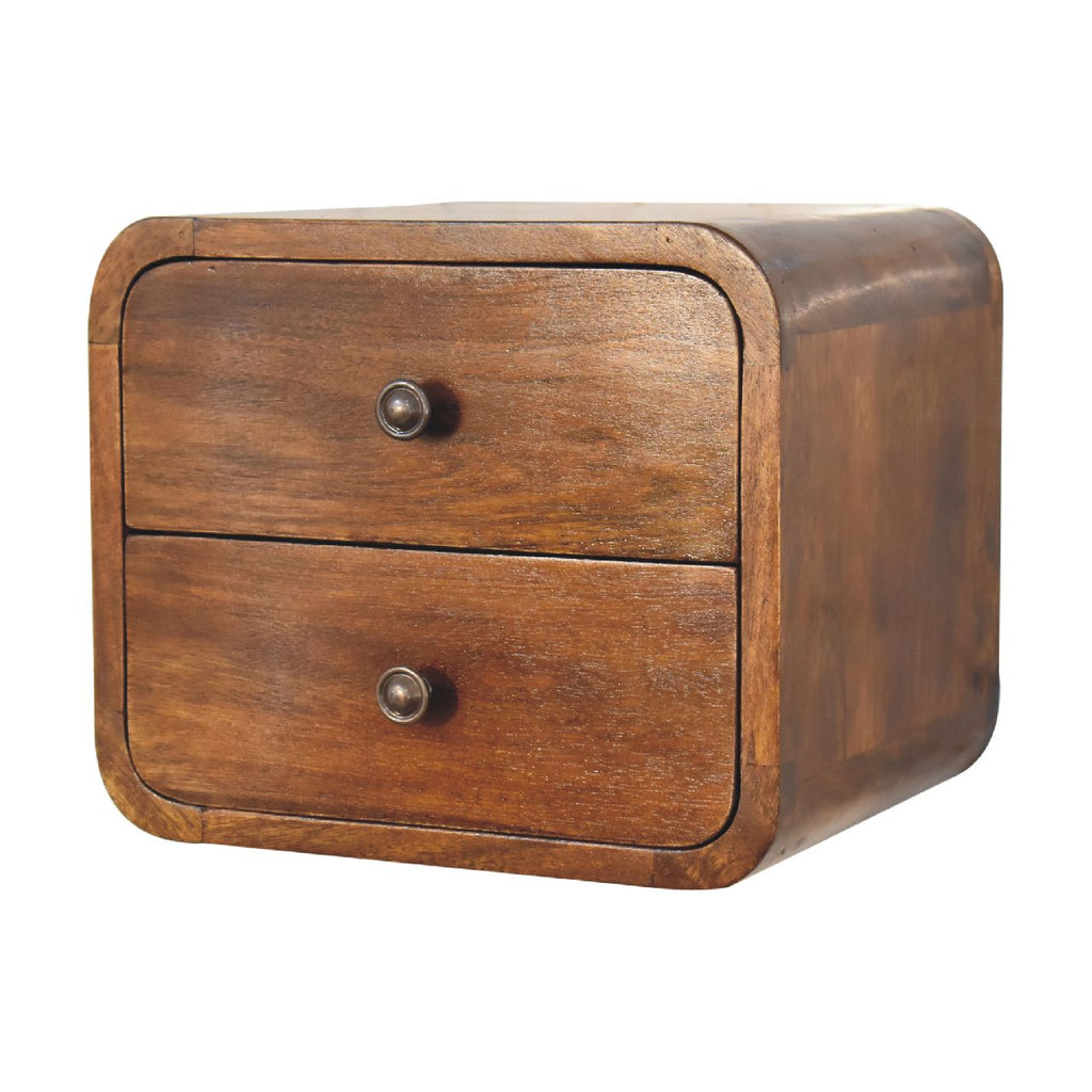 Solid Wood Floating Nightstand