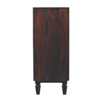 Solid Wood 3-Drawer Textured Chest