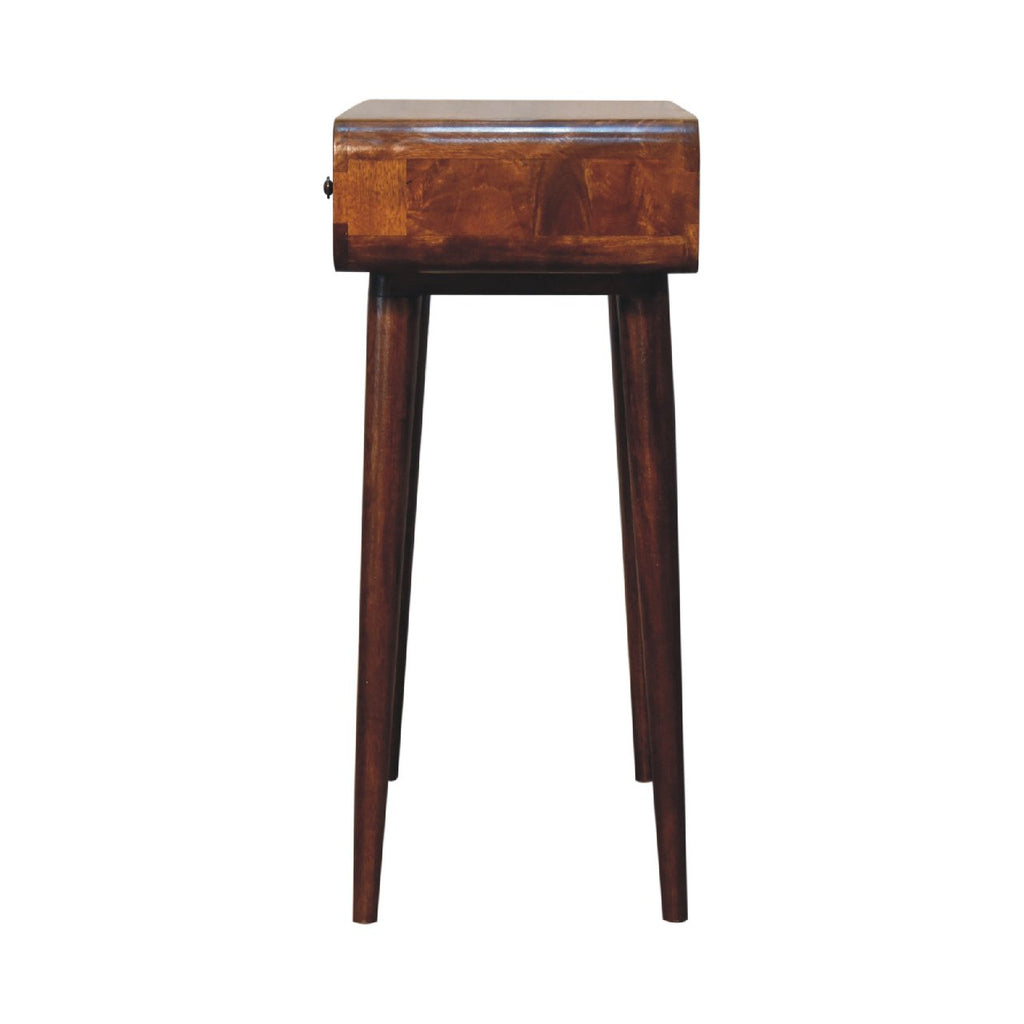 Solid Wood 2-Drawer Console Table