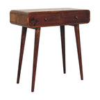 Solid Wood 2-Drawer Console Table