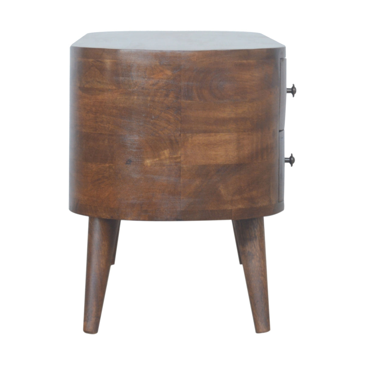 Solid Wood Oval TV Media Unit