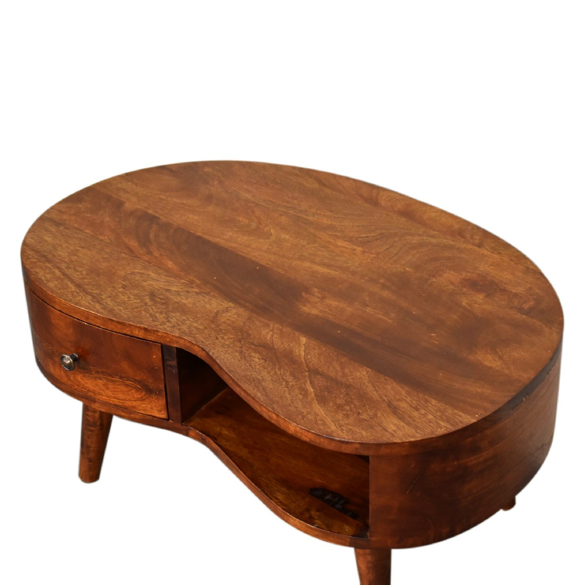 Solid Wood Kidney Coffee Table