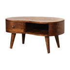 Solid Wood Kidney Coffee Table
