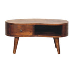 Solid Wood Kidney Coffee Table