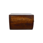 Solid Wood Floating Semicircle Wall Console