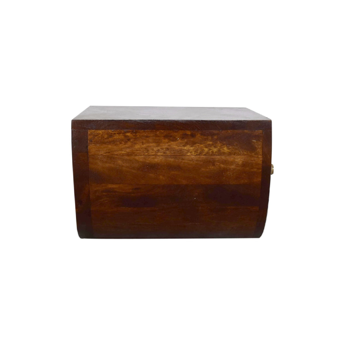Solid Wood Floating Semicircle Wall Console