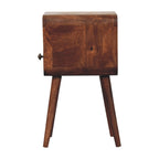 Solid Wood Rounded Nightstand