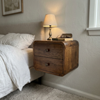 Solid Wood Floating Nightstand