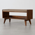 Artisan Furniture Nordic Solid Wood Mud Linen Storage Bench