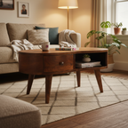 Solid Wood Kidney Coffee Table
