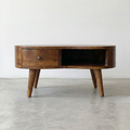 Solid Wood Kidney Coffee Table