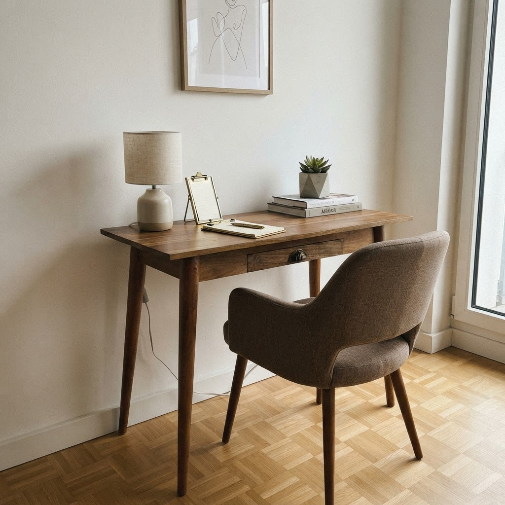 Solid Wood Writing Desk