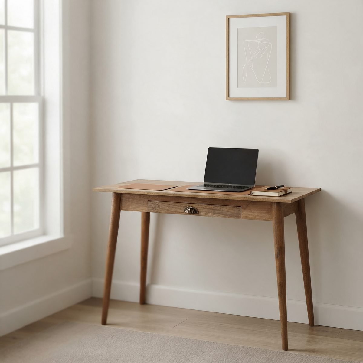 Solid Wood Writing Desk